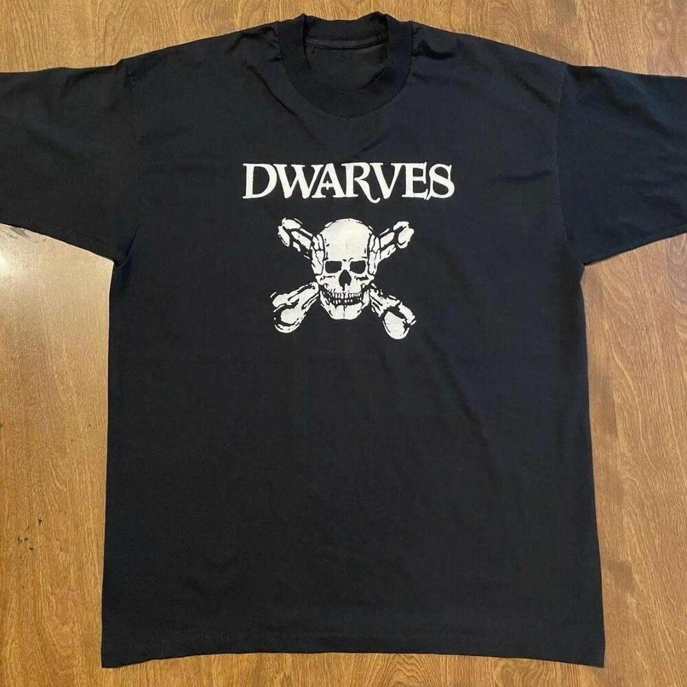 1992 Dwarves Band Tee, Black & White,  Style